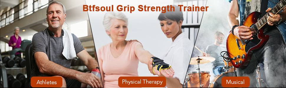 Adjustable Hand Exerciser and Finger Stretcher for Hand Therapy, Rock Climbing - Relieve Pain for Arthritis, Carpal Tunnel