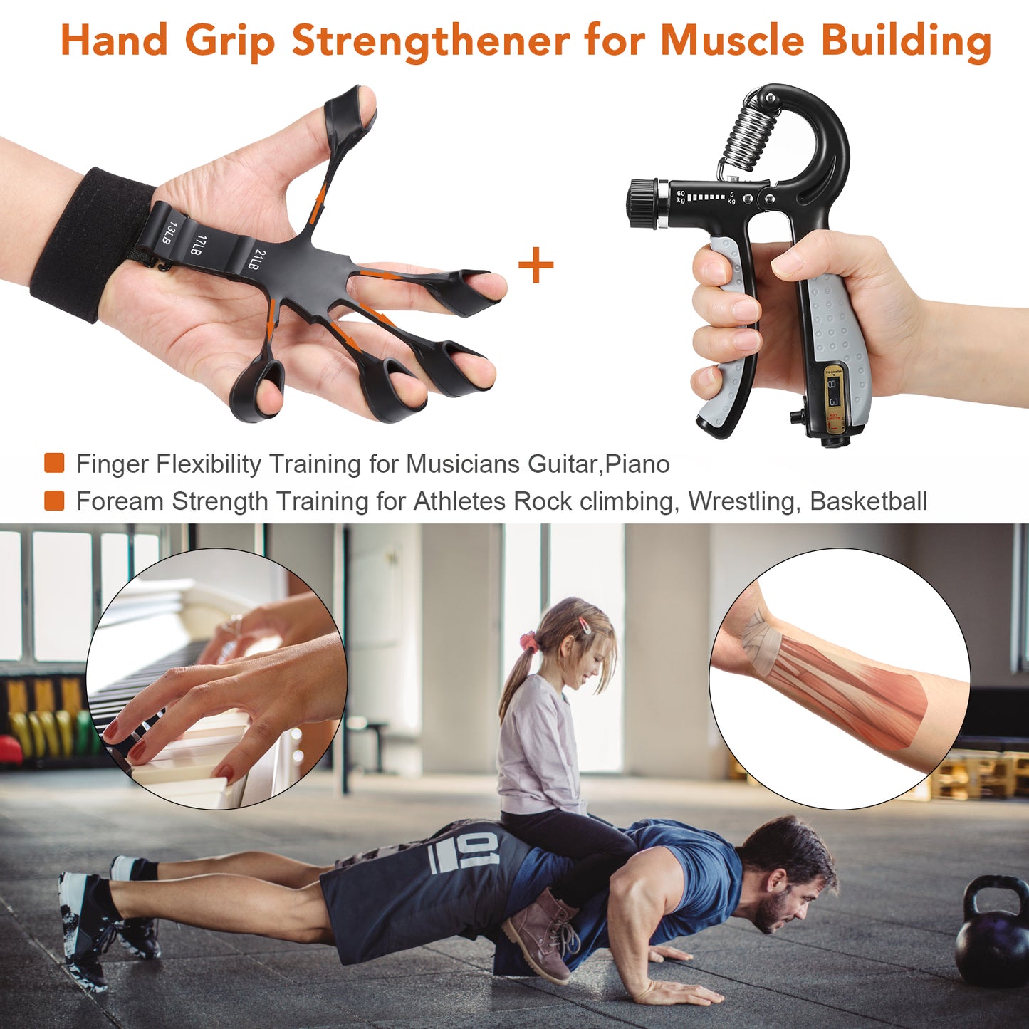 Finger Exerciser and Hand Strengthener, Finger Stretcher for Hand Therapy and Recovery - Relieve Pain for Arthritis, Carpal Tunnel